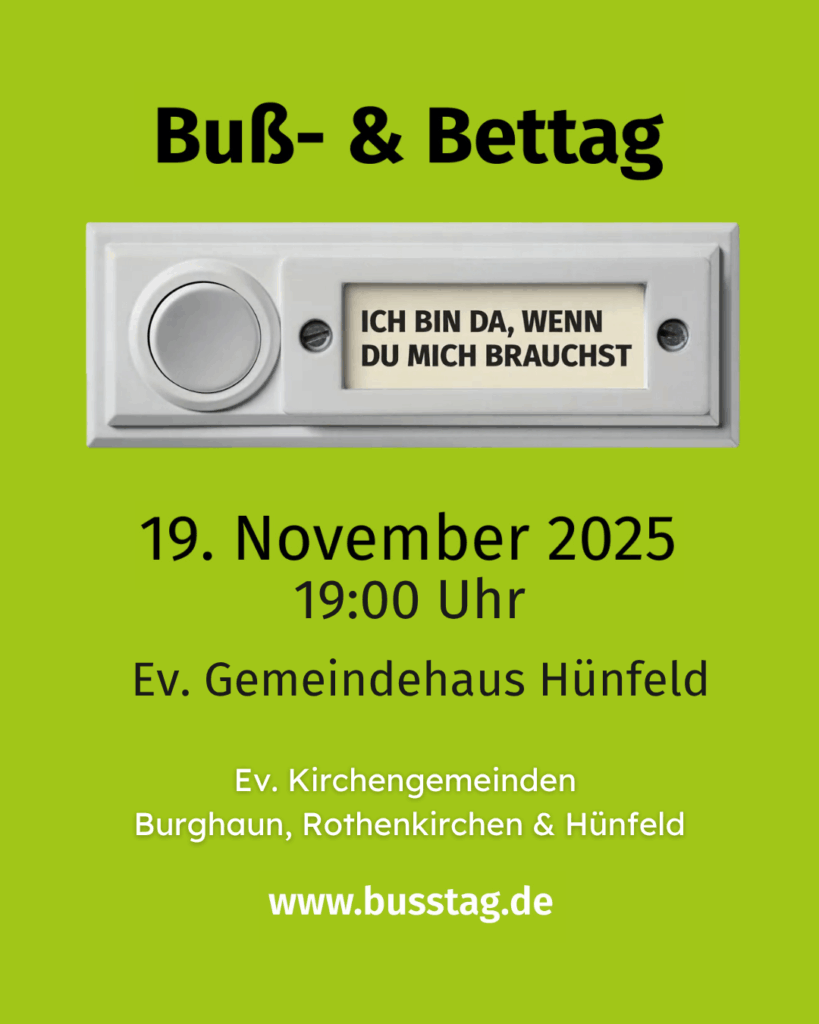 Buß- und Bettag 2025
