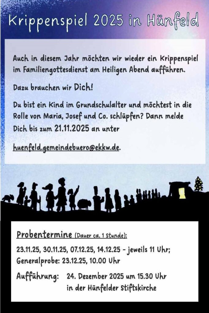 Krippenspiel 2025 Hoch A4 Beschnitt