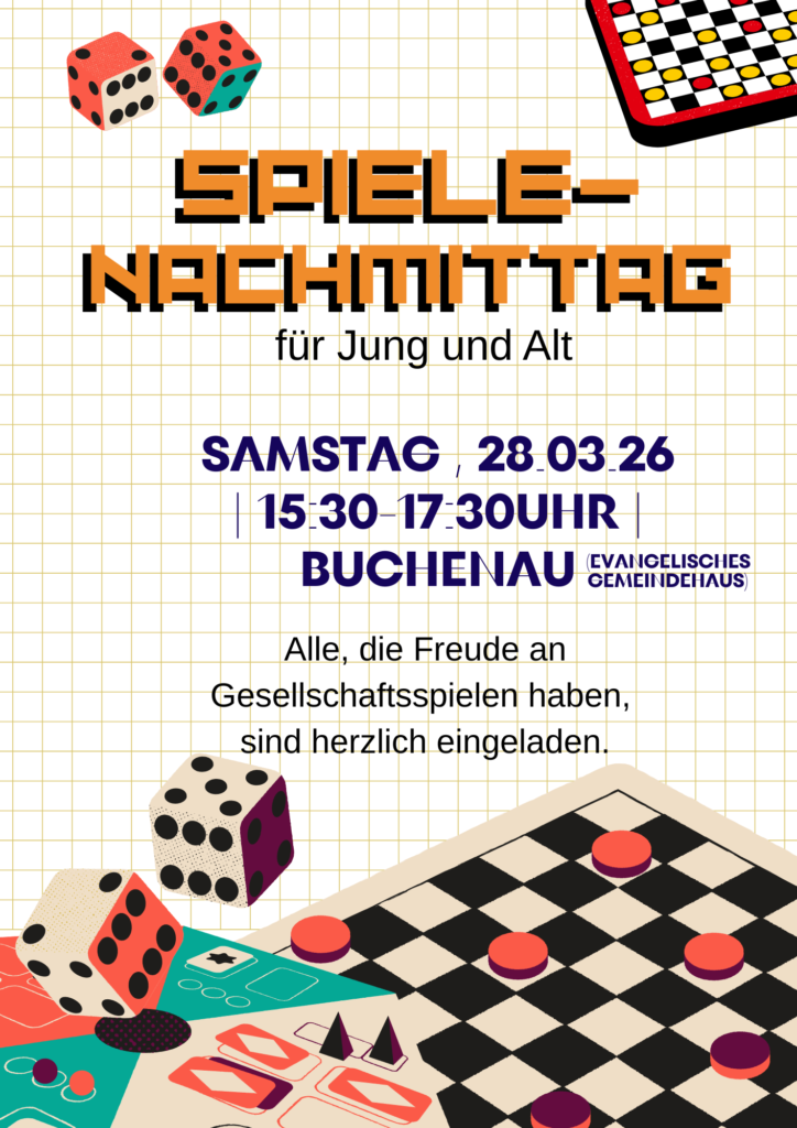 Spielenachmittag 28.03.26 Buchenau
